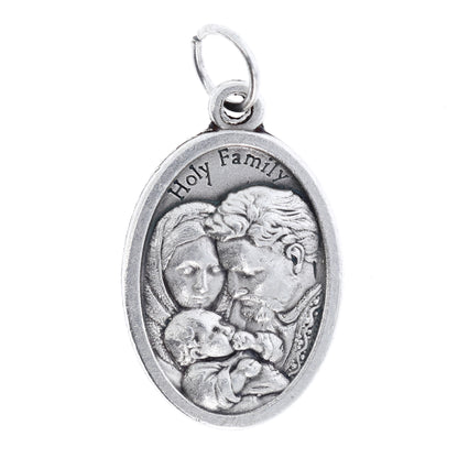 Medaglia Sacra Famiglia in zama. Altezza 2,2 cm