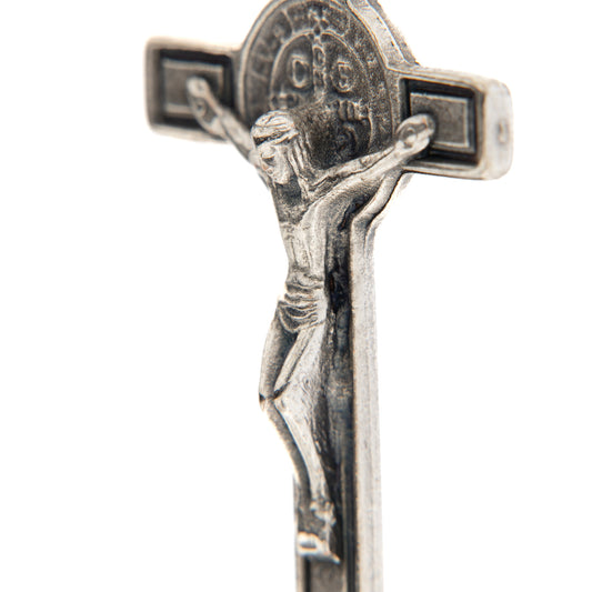 Croce San Benedetto in metallo h. 4 cm