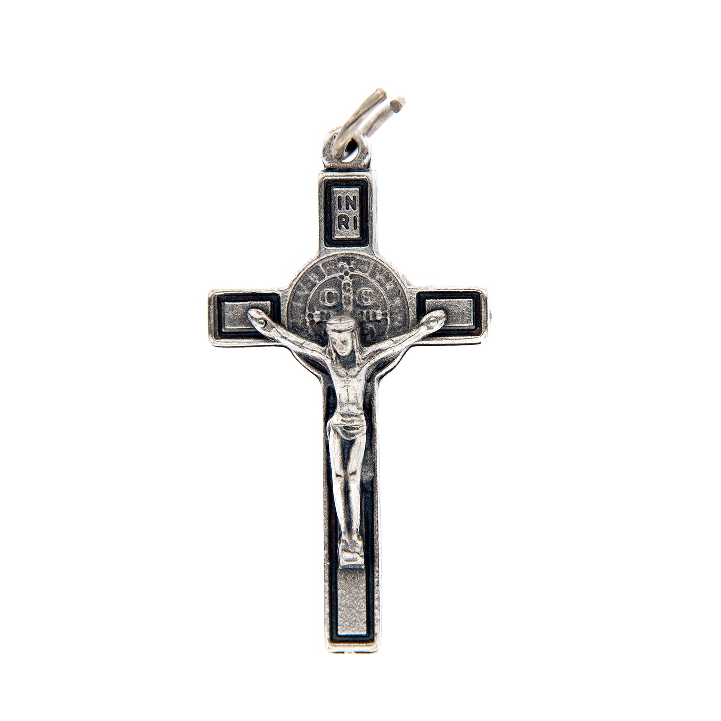 Croce San Benedetto in metallo h. 4 cm