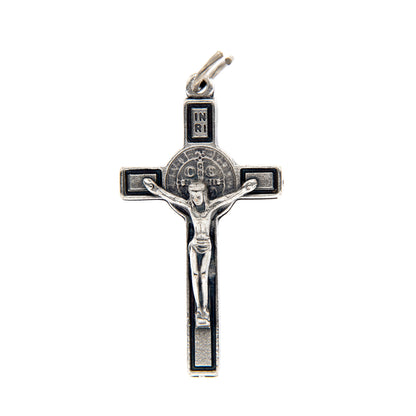 Croce San Benedetto in metallo h. 4 cm