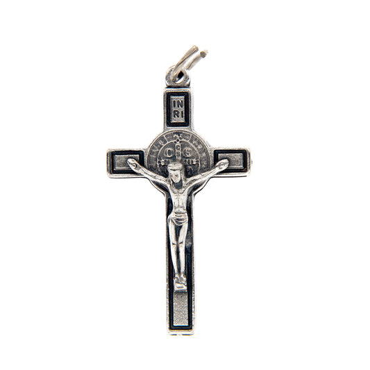 Croce San Benedetto in metallo h. 4 cm
