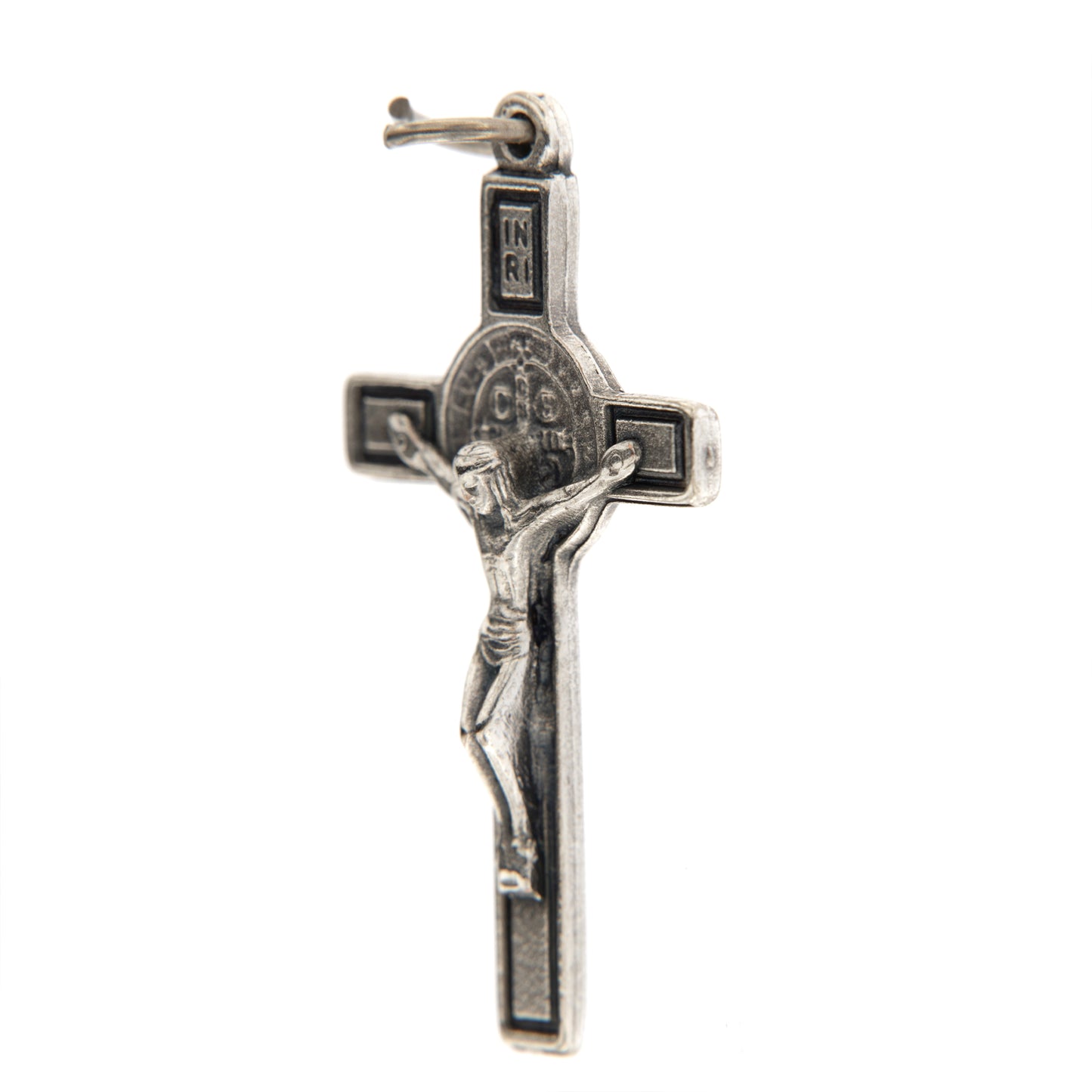 Croce San Benedetto in metallo h. 4 cm