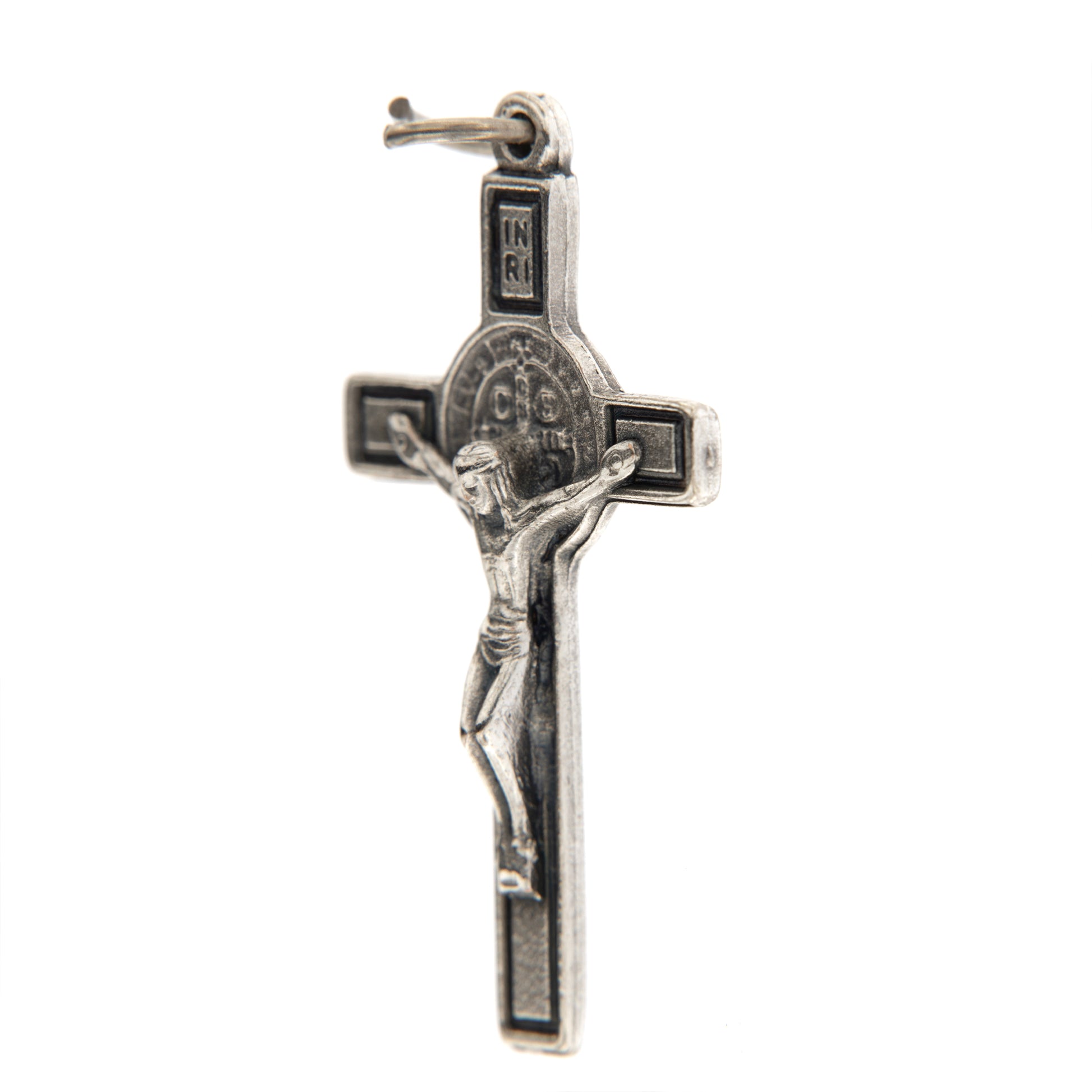 Croce San Benedetto in metallo h. 4 cm