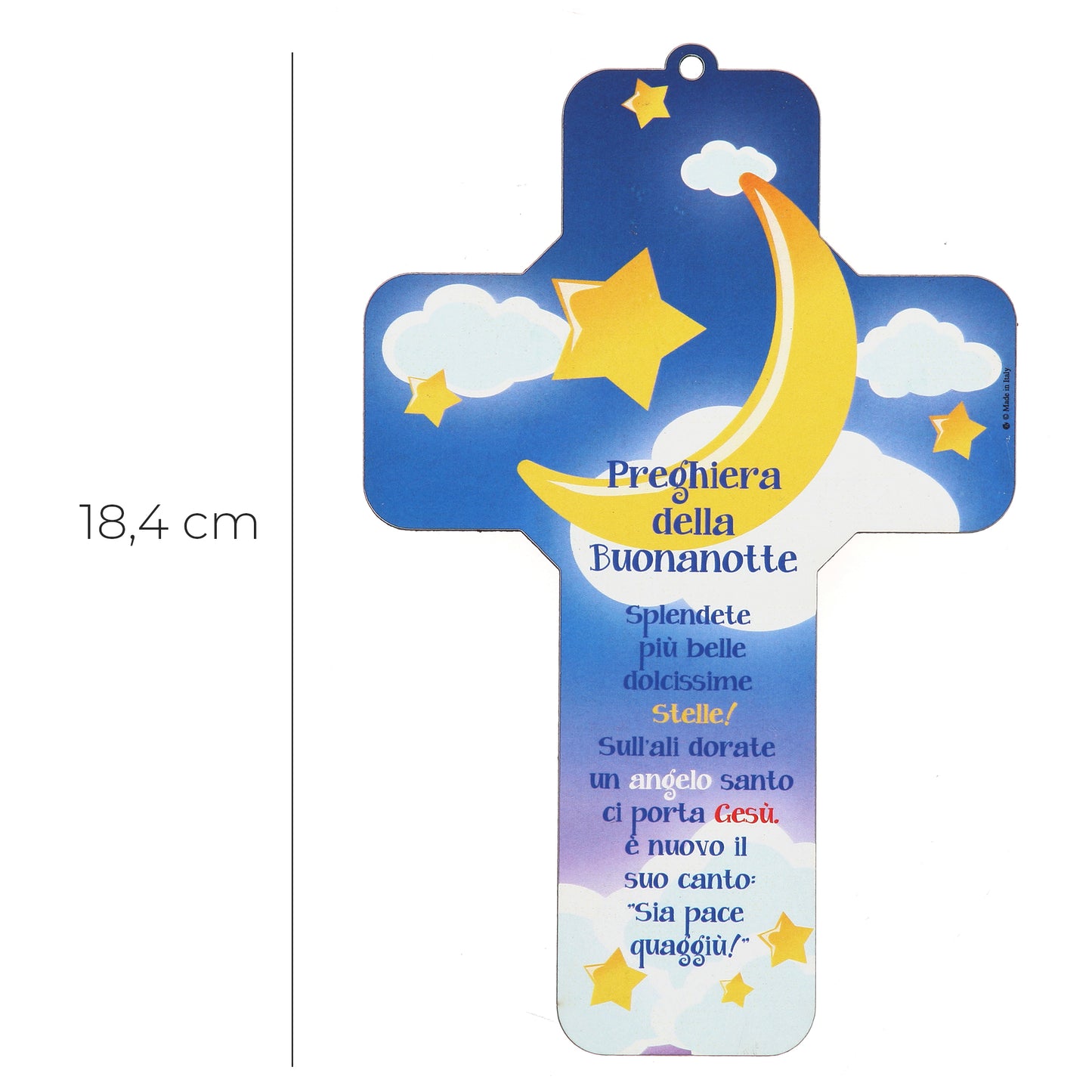 Croce Buonanotte h. 18,4 cm
