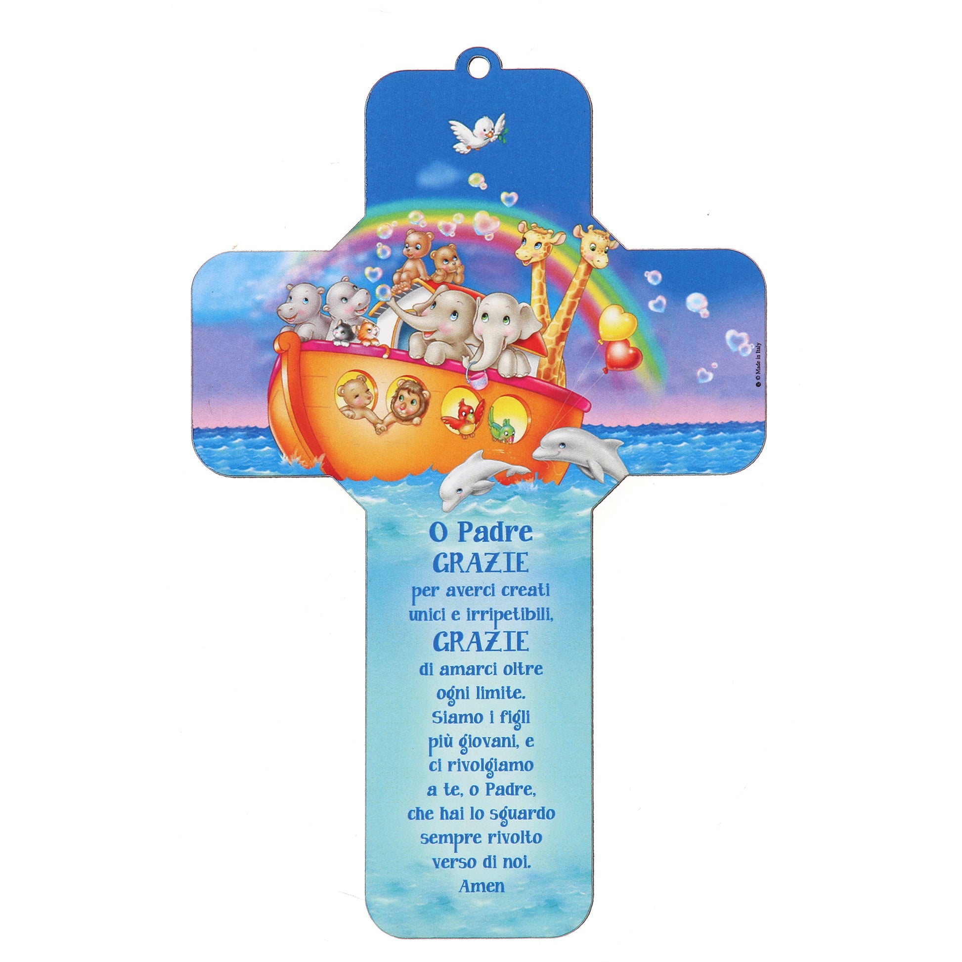 Croce Grazie Signore h. 18,4 cm
