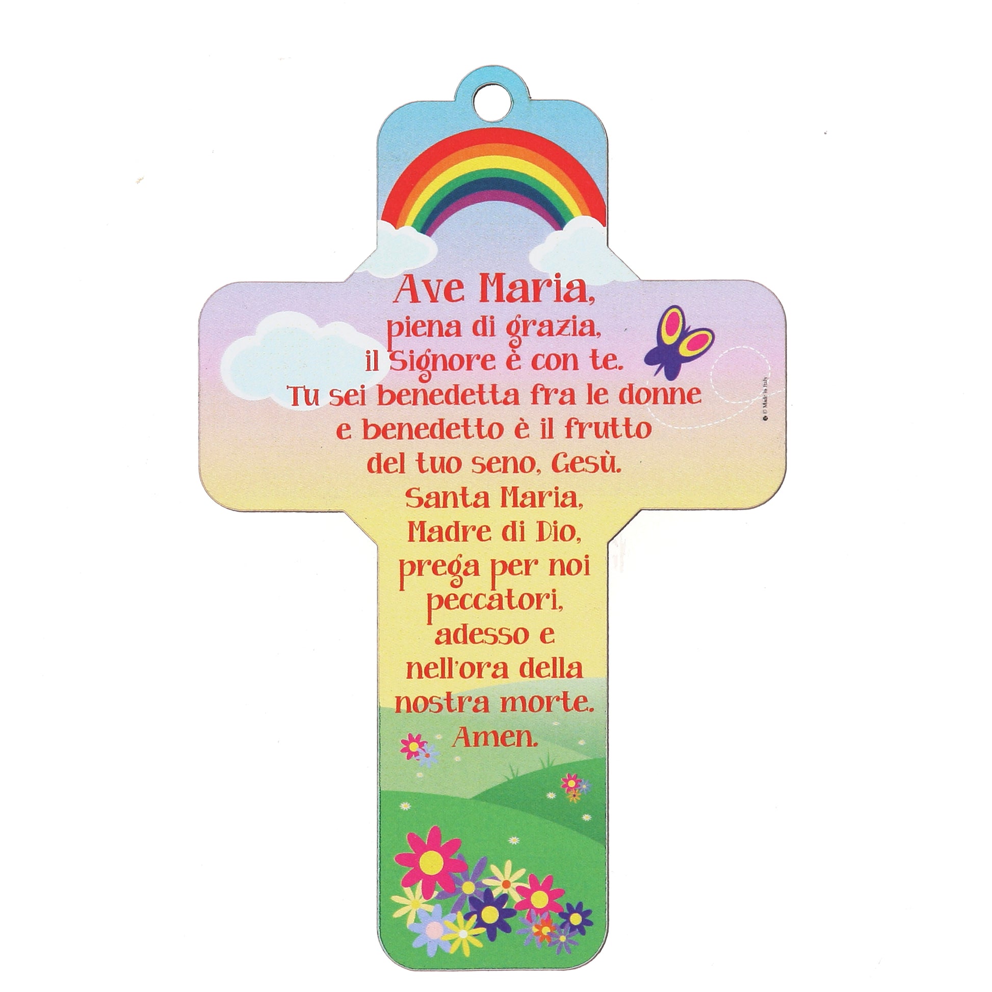 Croce Ave Maria 12,8 cm
