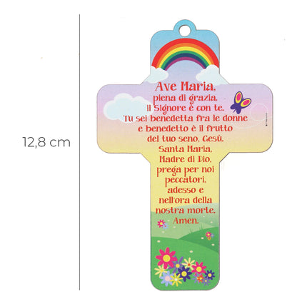 Croce Ave Maria 12,8 cm
