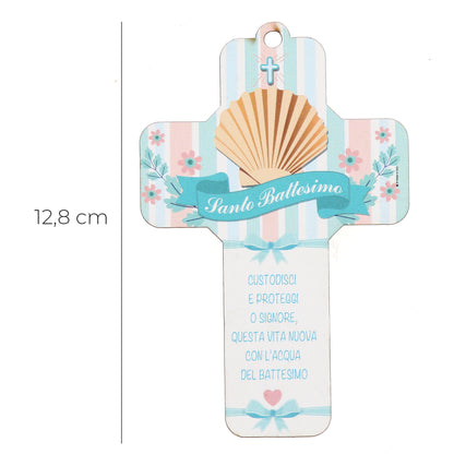 Croce Battesimo h. 12,8 cm