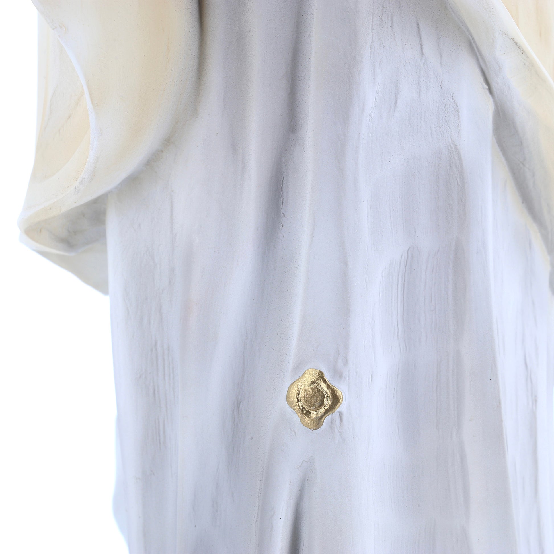 Statua Madonna Regina della pace, in resina vuota dipinta. Altezza 60 cm