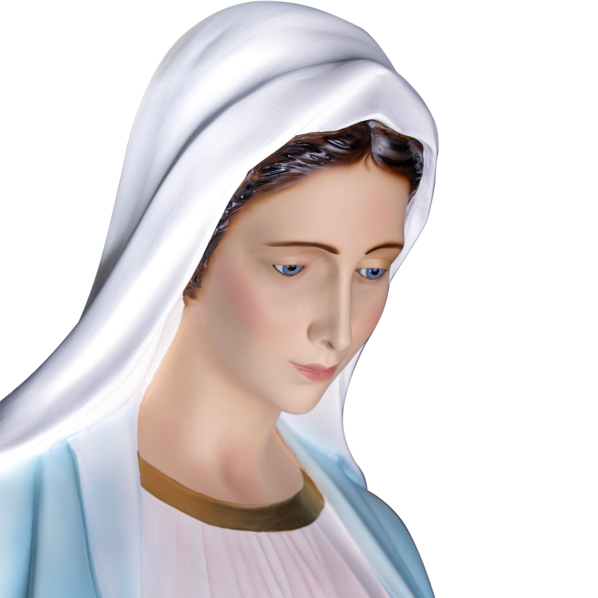 Statua Madonna Immacolata, in vetroresina. Altezza 180 cm