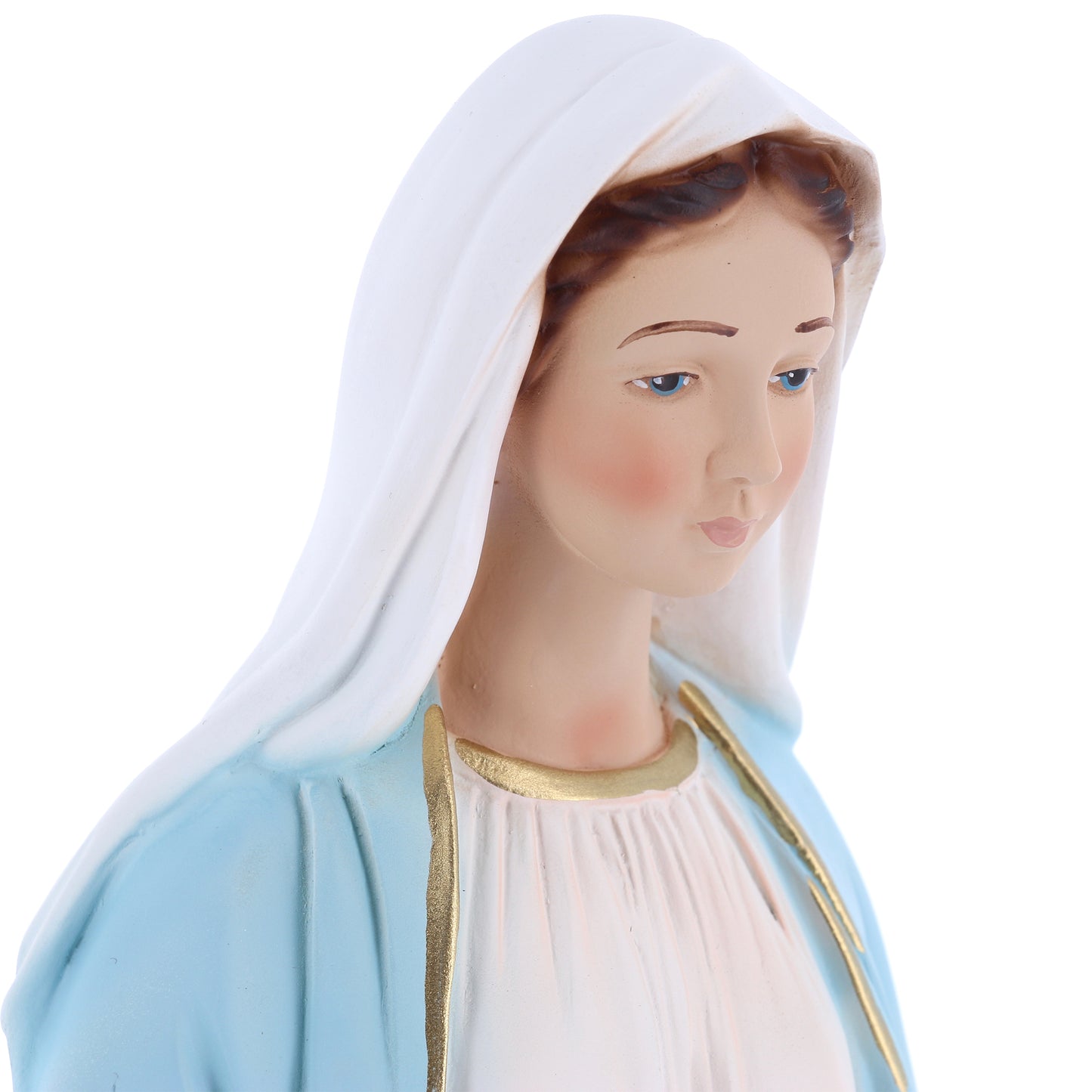 Statua Madonna Immacolata, in resina. Altezza 40 cm