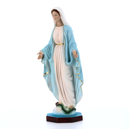Statua Madonna Immacolata, in resina. Altezza 40 cm