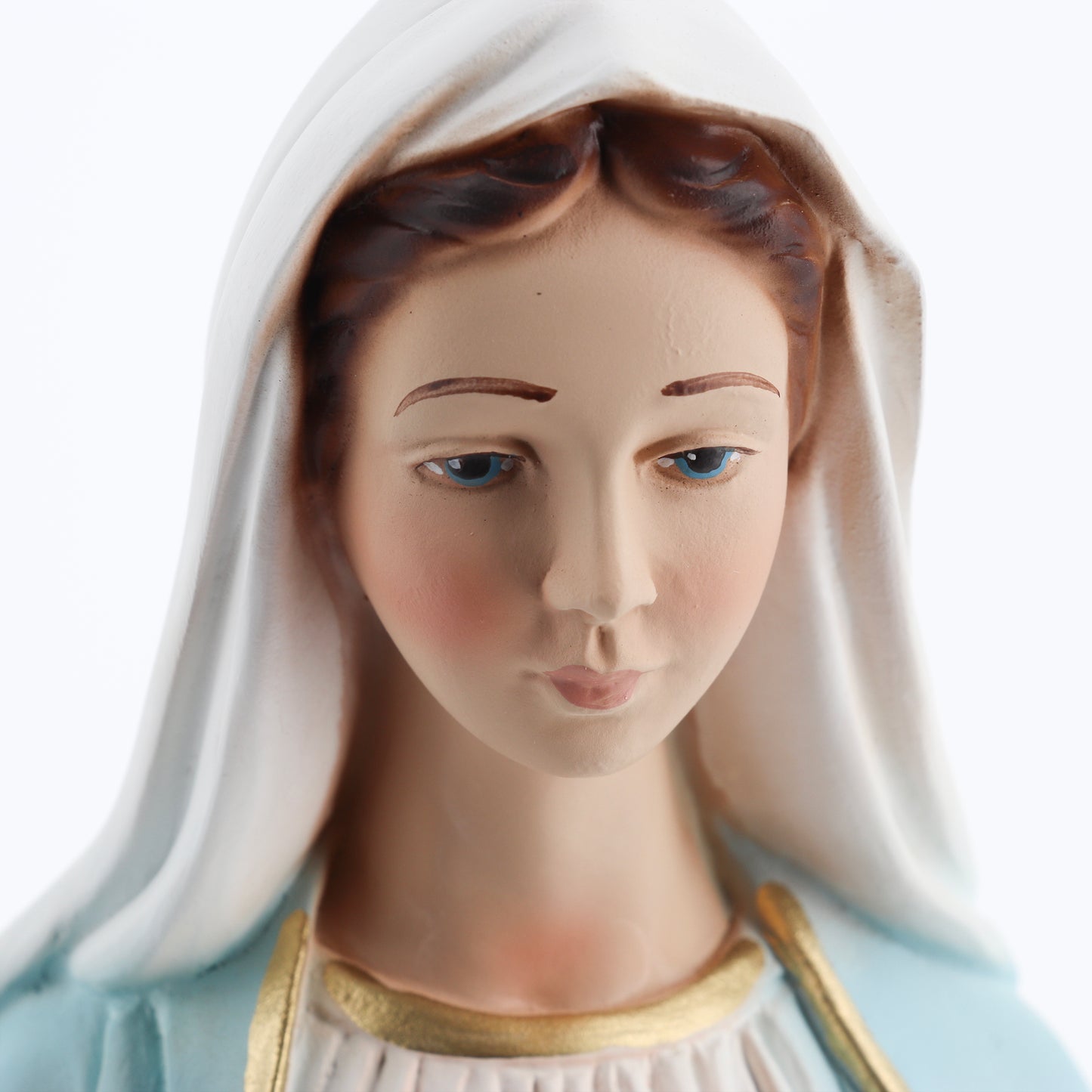 Statua Madonna Immacolata, in resina. Altezza 40 cm