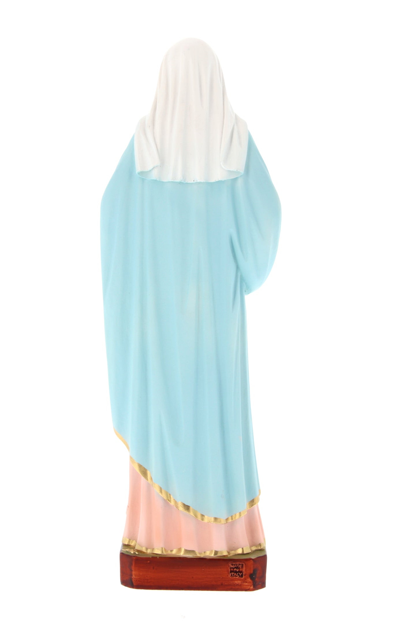Statua sacro cuore di Maria in resina colorata h. 31 cm