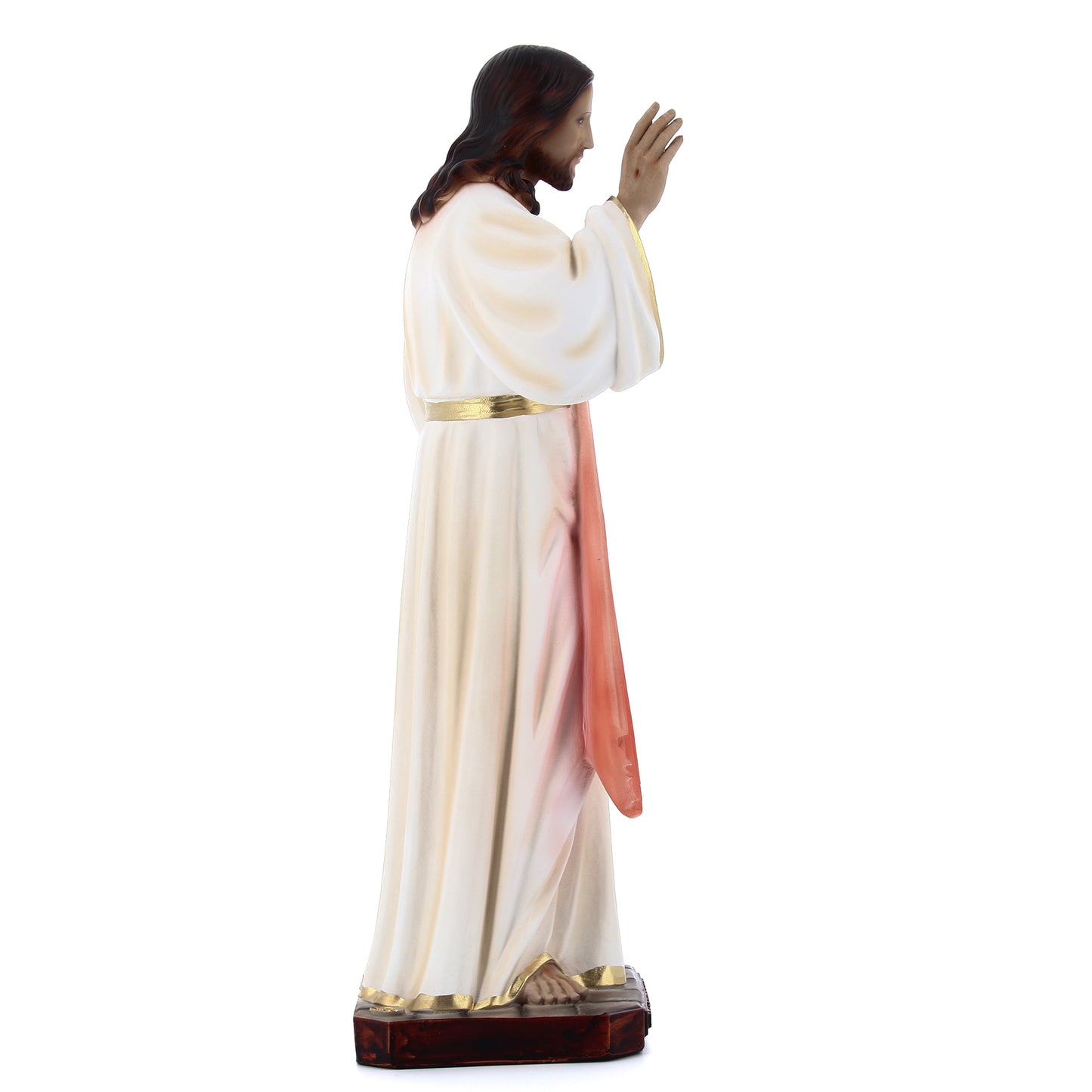 Statua Gesù misericordioso, in resina. Altezza 40 cm