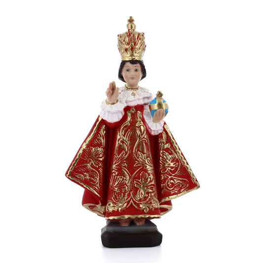 Statua Gesù Bambino di Praga, in resina. Altezza 30 cm