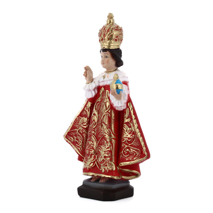 Statua Gesù Bambino di Praga, in resina. Altezza 30 cm