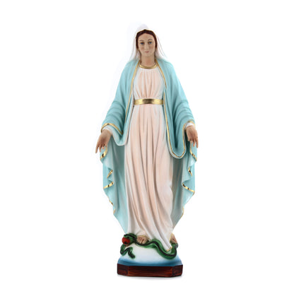 Statua Madonna Immacolata, in resina. Altezza 50 cm