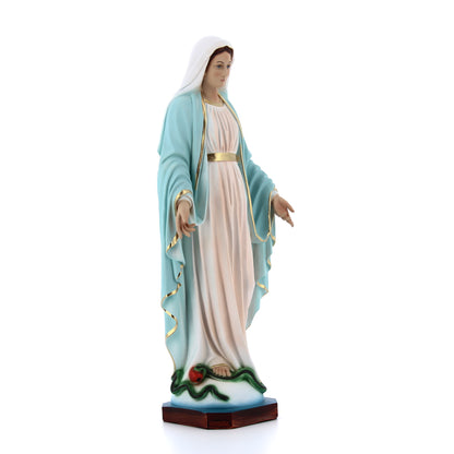 Statua Madonna Immacolata, in resina. Altezza 50 cm