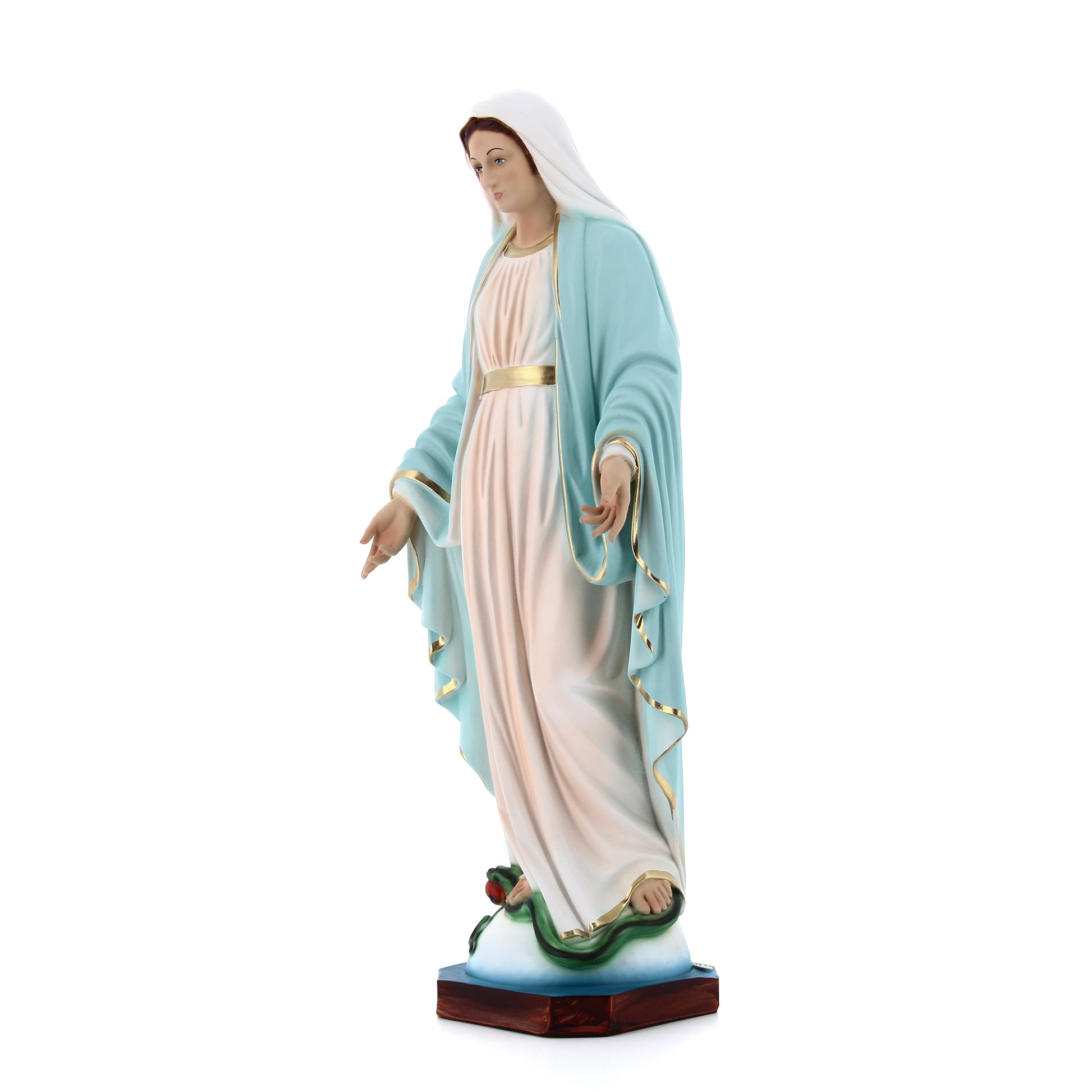 Statua Madonna Immacolata, in resina. Altezza 50 cm