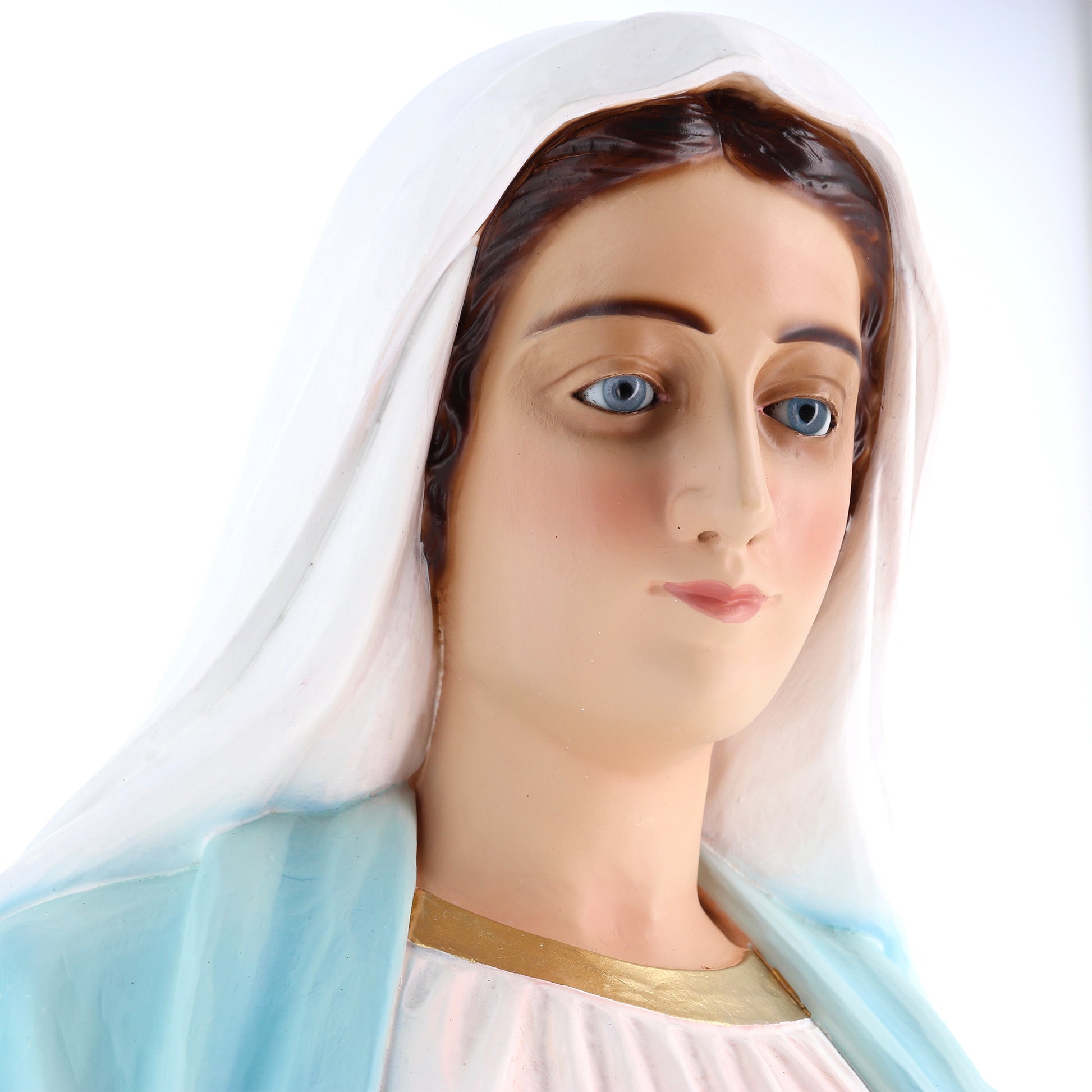 Statua Madonna Immacolata, in resina vuota. Altezza 100 cm