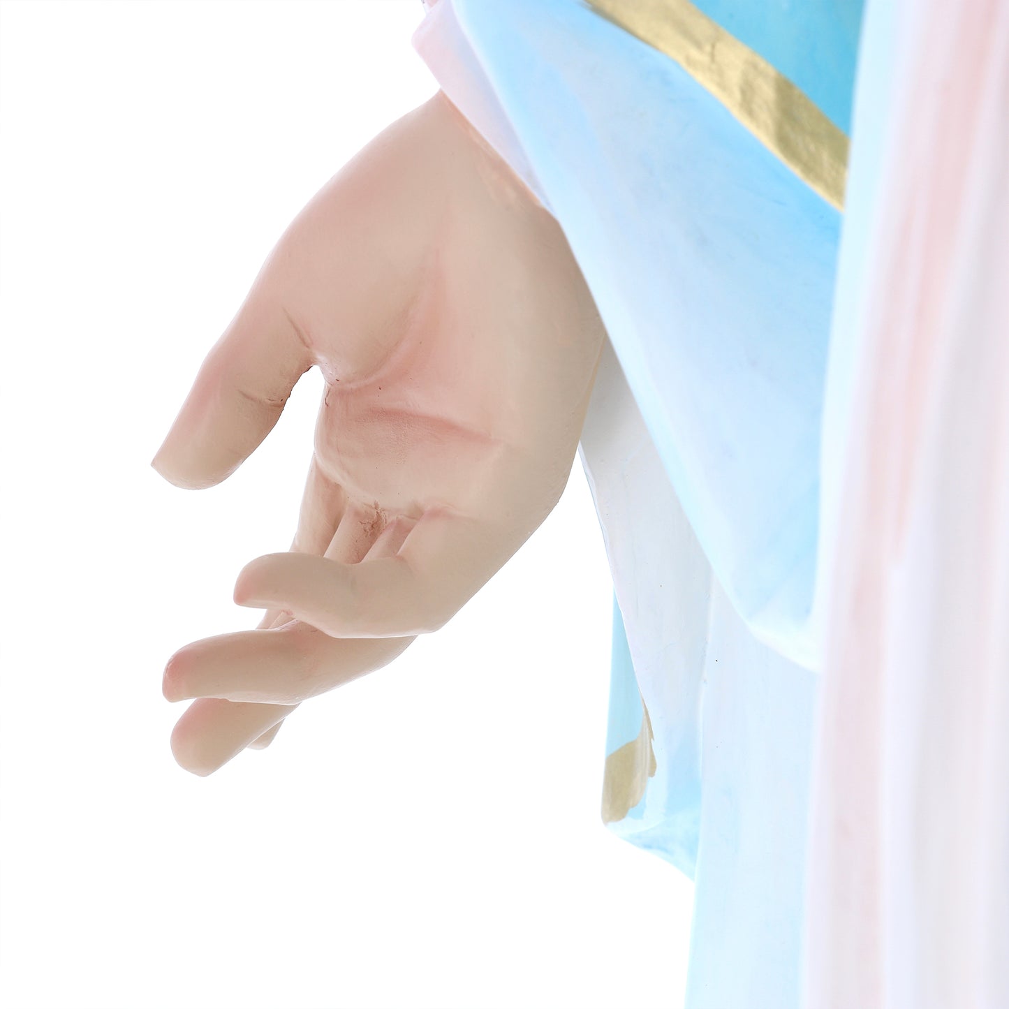 Statua Madonna Immacolata, in resina vuota. Altezza 100 cm