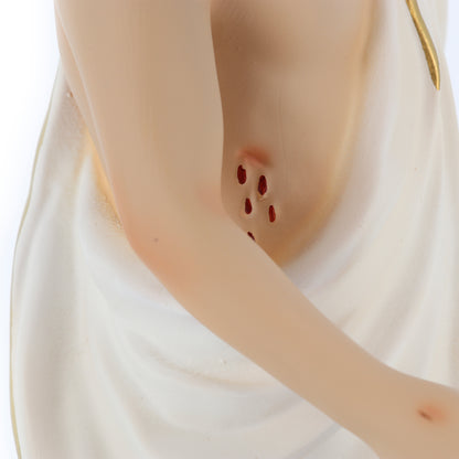 Statua Gesù risorto, in resina vuota. Altezza 40 cm