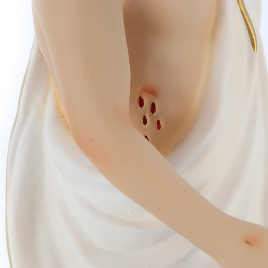 Statua Gesù risorto, in resina vuota. Altezza 40 cm