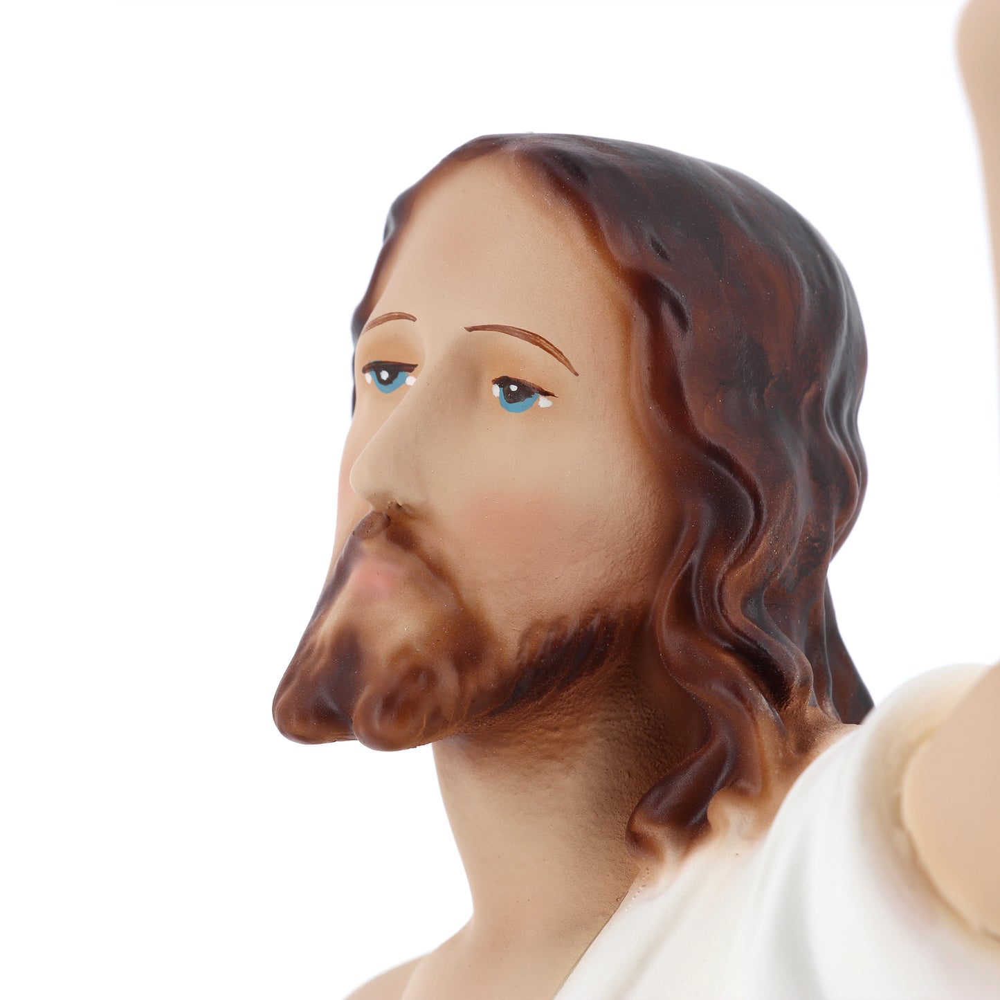 Statua Gesù risorto, in resina vuota. Altezza 40 cm