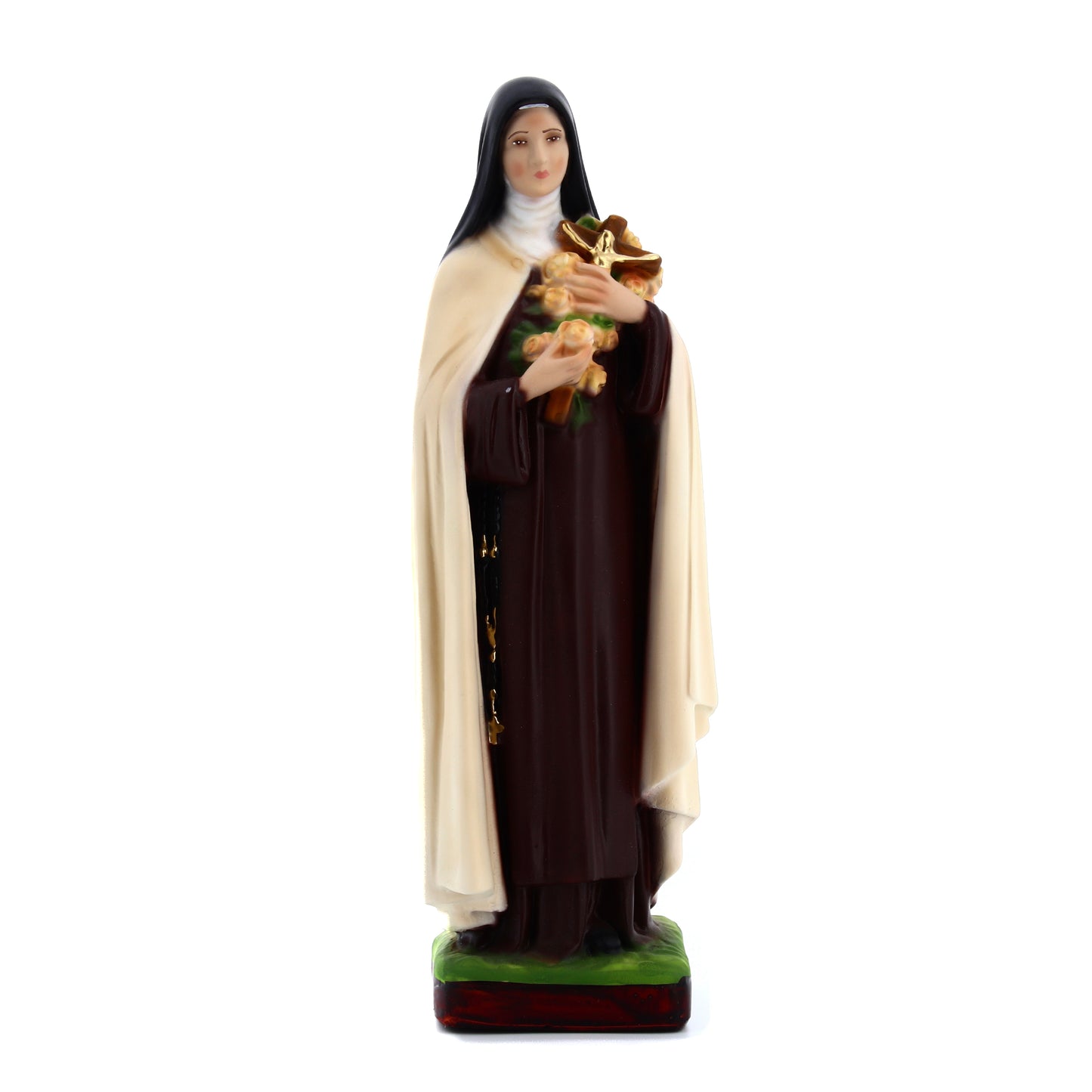 Statua santa Teresa di Lisieux, in resina. Altezza 30 cm