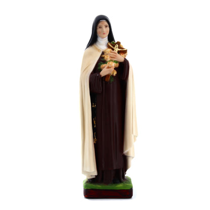 Statua santa Teresa di Lisieux, in resina. Altezza 30 cm