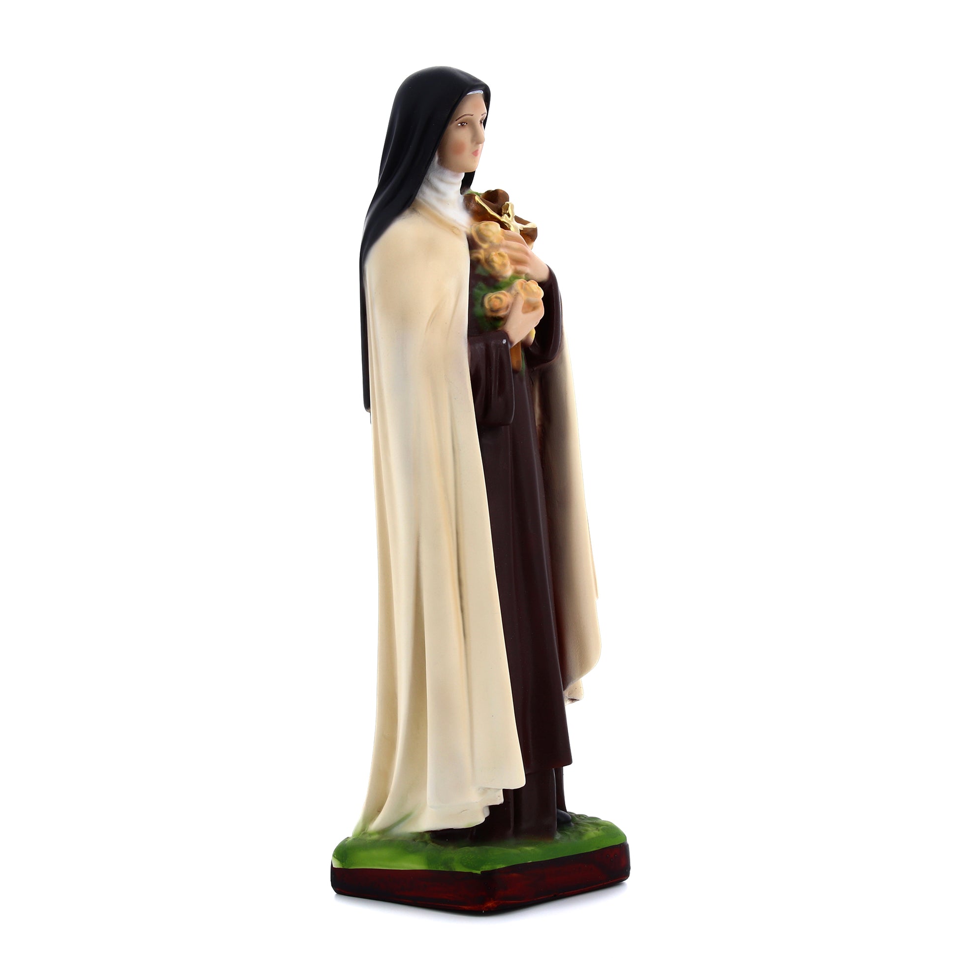 Statua santa Teresa di Lisieux, in resina. Altezza 30 cm
