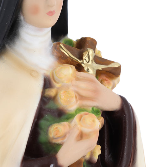 Statua santa Teresa di Lisieux, in resina. Altezza 30 cm