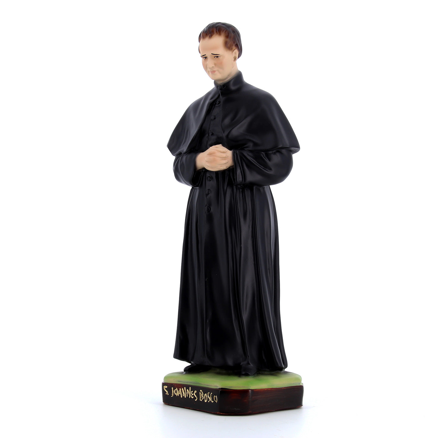 Statua San Giovanni Bosco in resina vuota. Altezza 38 cm