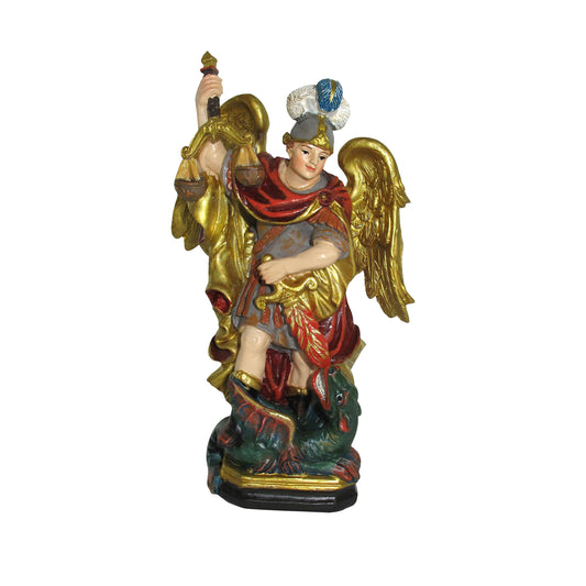 Statua San Michele Arcangelo in Resina 12 cm - Confezione Regalo