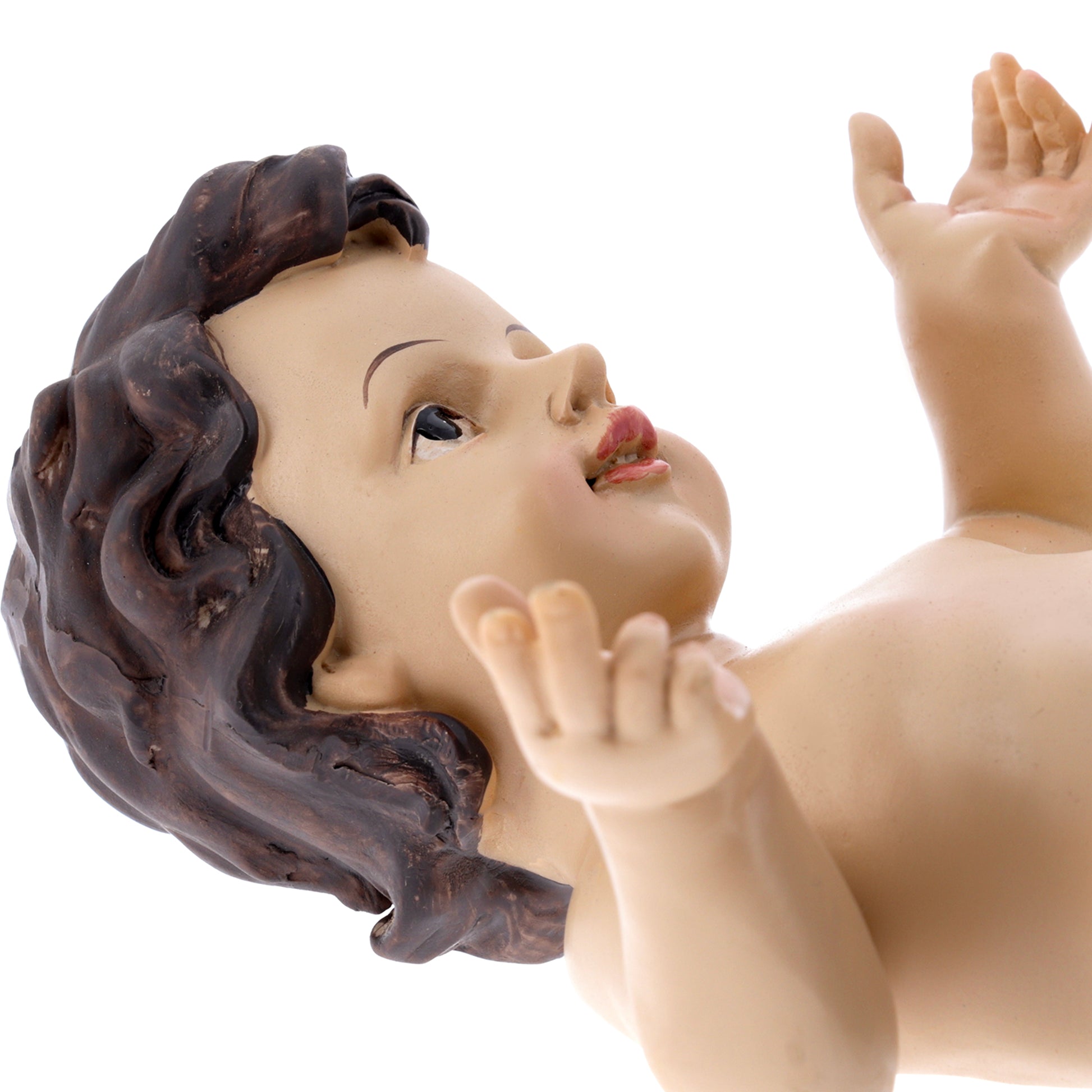 Statua Gesù Bambino in resina. Altezza 23 cm