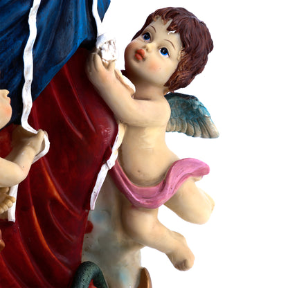 Statua Maria che scioglie i nodi, in resina. Altezza 60 cm