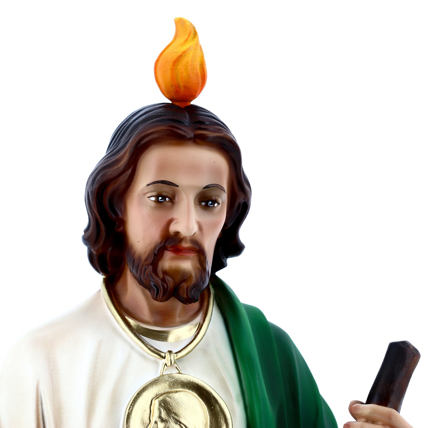 Statua San Giuda Taddeo Apostolo, in resina vuota. Altezza 40 cm