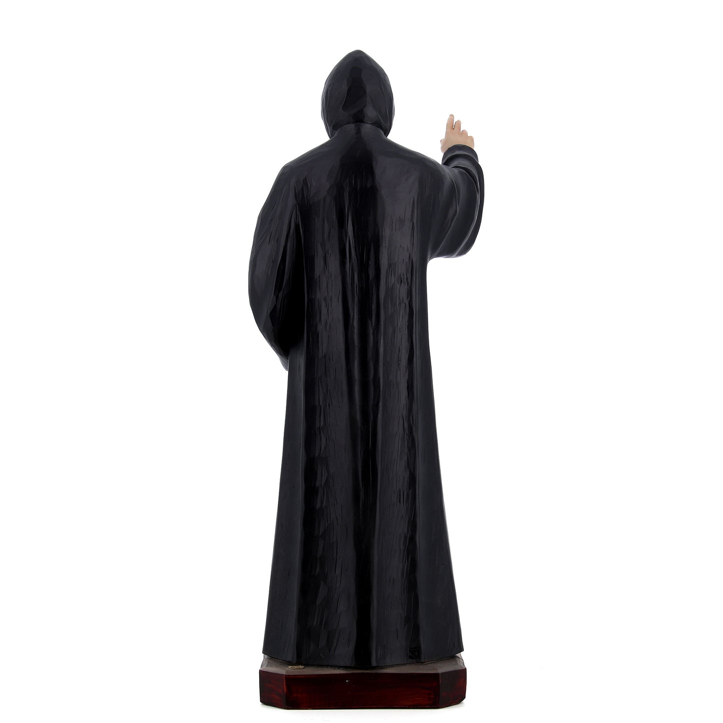 Statua di San Charbel in resina vuota colorata. Altezza 60 cm