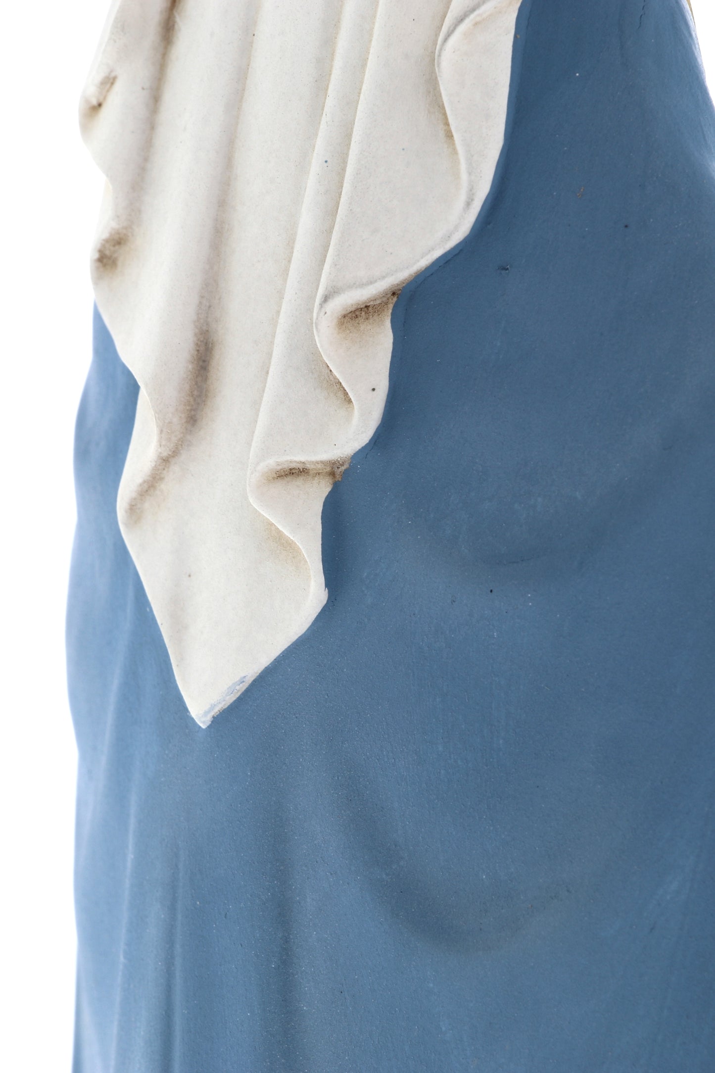 Statua Madonna Immacolata, in resina colorata. Altezza 40 cm