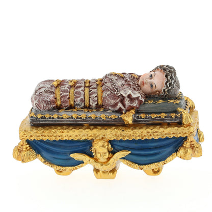 Statua Maria Bambina in resina. Lunghezza 10 cm