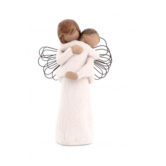 Statua in resina The Willow tree - abbraccio dell' Angelo (Angel's embrace) h. 14 cm