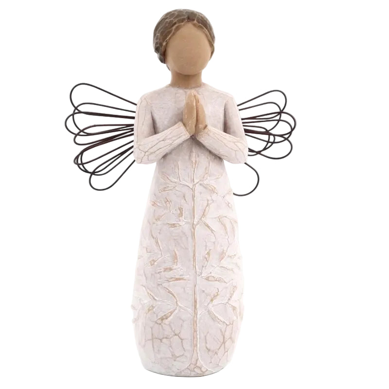 Statua in resina The Willow tree - Un albero, una preghiera (A tree, a prayer) h. 14 cm