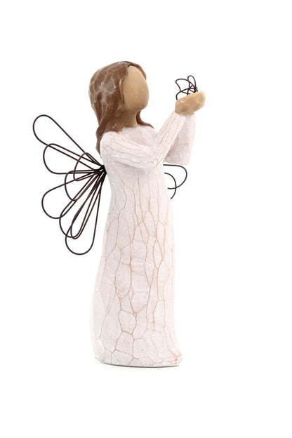 Statua in resina The Willow tree Angelo della Liberta' (Angel of Freedom) h. 12,5 cm