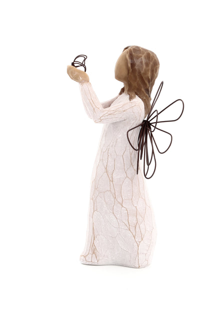 Statua in resina The Willow tree Angelo della Liberta' (Angel of Freedom) h. 12,5 cm