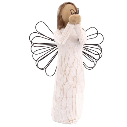 Statua in resina The Willow tree Angelo della Liberta' (Angel of Freedom) h. 12,5 cm