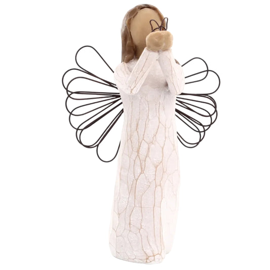 Statua in resina The Willow tree Angelo della Liberta' (Angel of Freedom) h. 12,5 cm