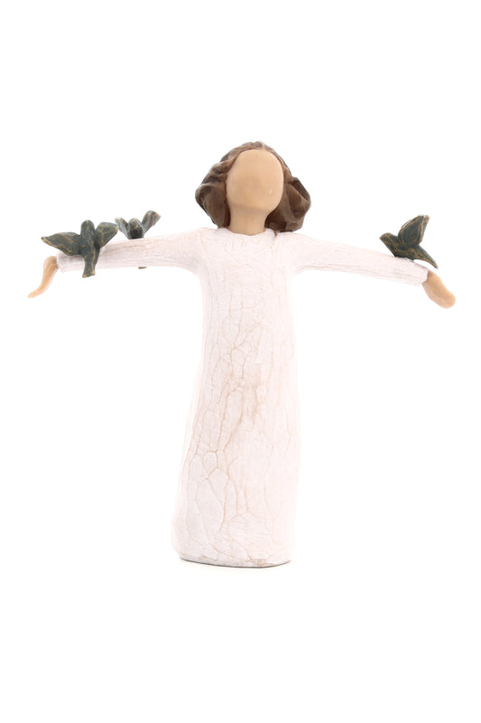 Statua in resina the Willow tree - Felicita' (Happiness) h. 14 cm