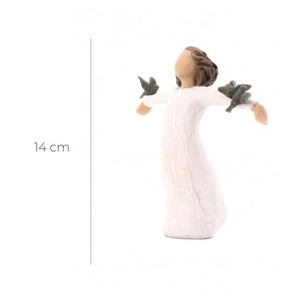 Statua in resina the Willow tree - Felicita' (Happiness) h. 14 cm