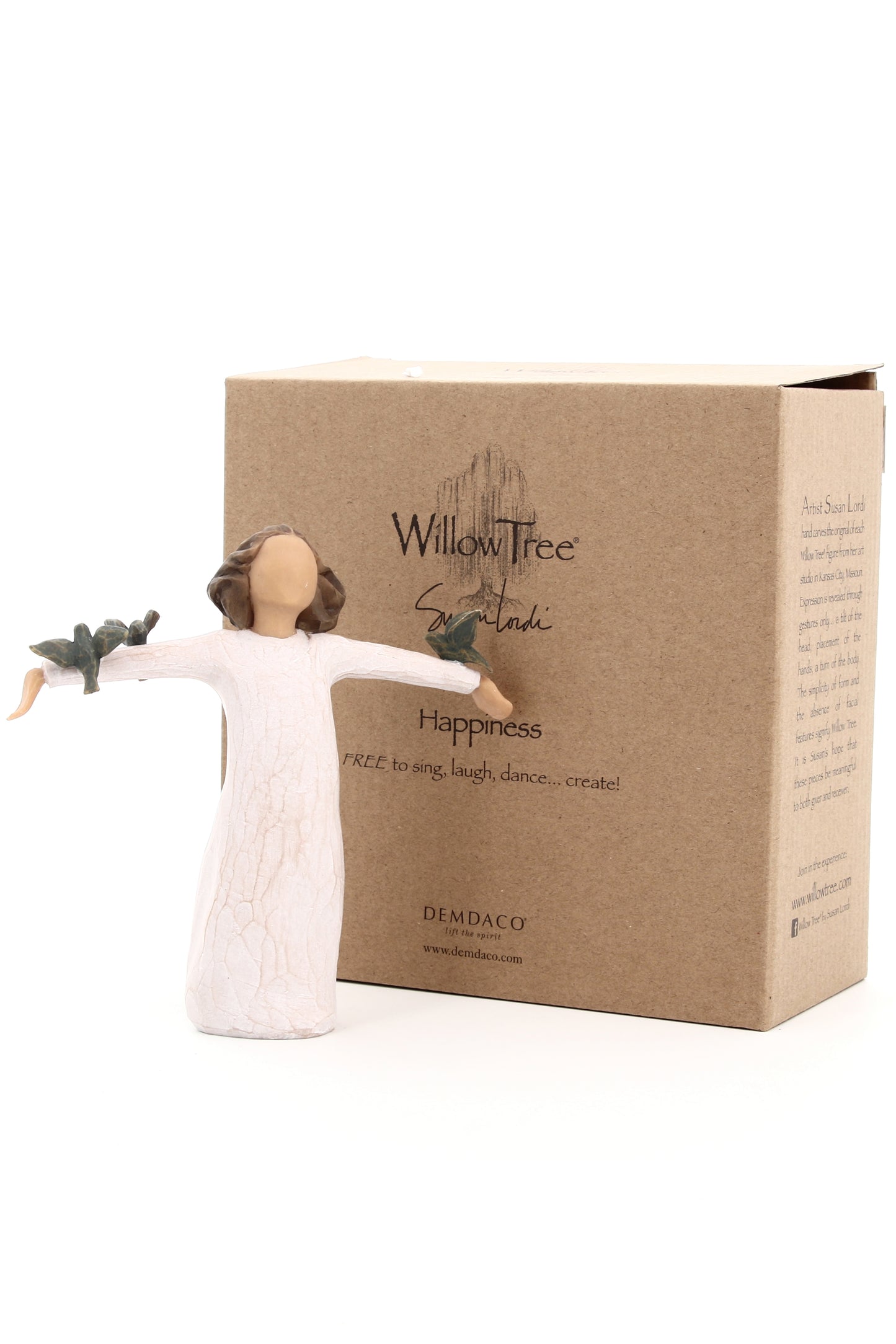 Statua in resina the Willow tree - Felicita' (Happiness) h. 14 cm